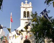 Mykonos 2017 christliche Kirche Mykonos Stadt