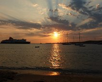 Paros 2016 Parikia - Am Strand vor unserem Hotel